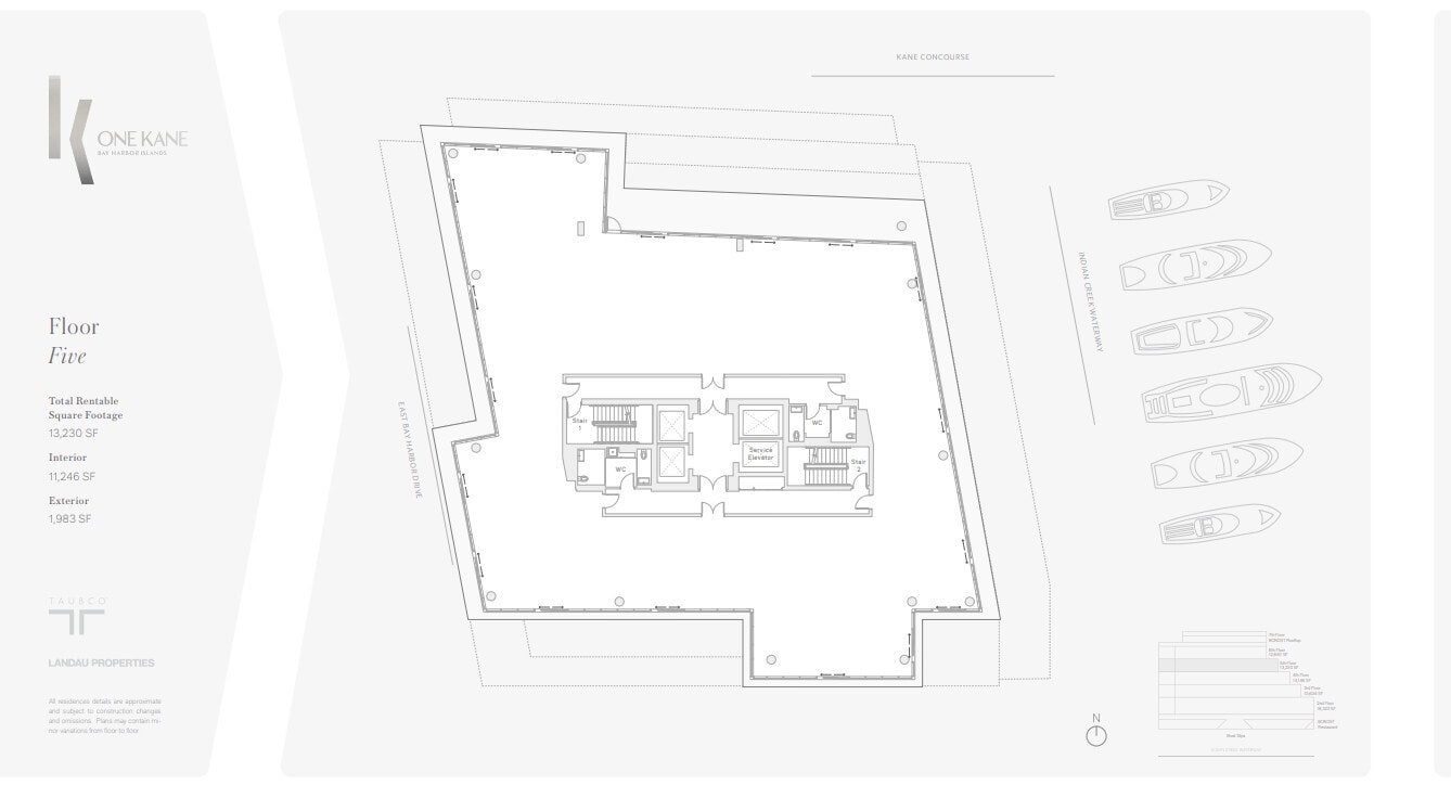 9551-9561 E Bay Harbor Dr, Miami Beach, FL à louer Plan d’étage– Image 1 sur 1