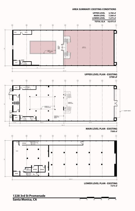 1228 3rd Street Promenade, Santa Monica, CA à louer Plan d’étage– Image 1 sur 1