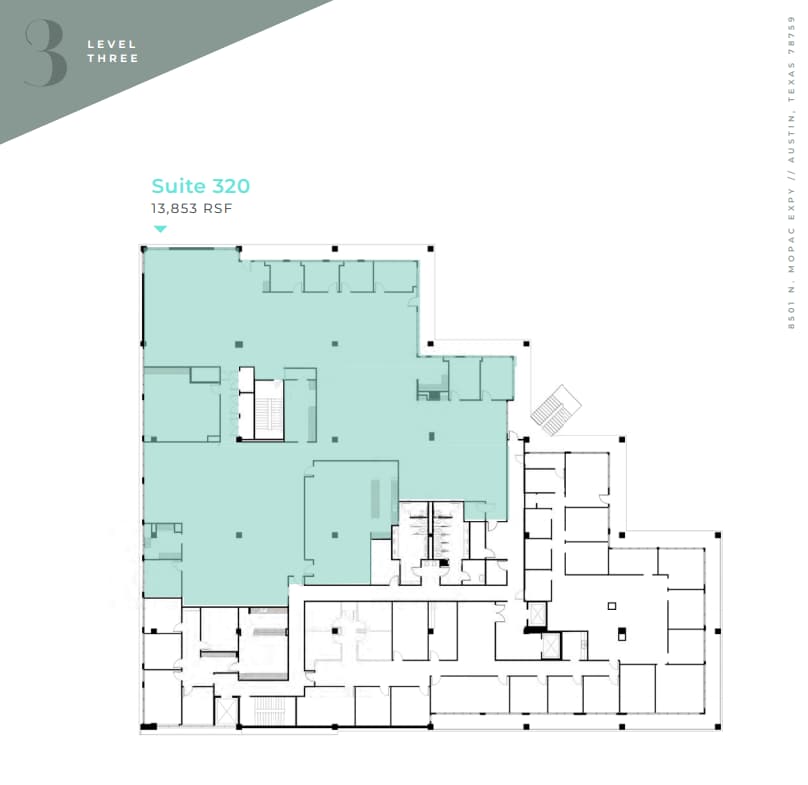 8501 N Mopac Expy, Austin, TX à louer Plan d’étage– Image 1 sur 1