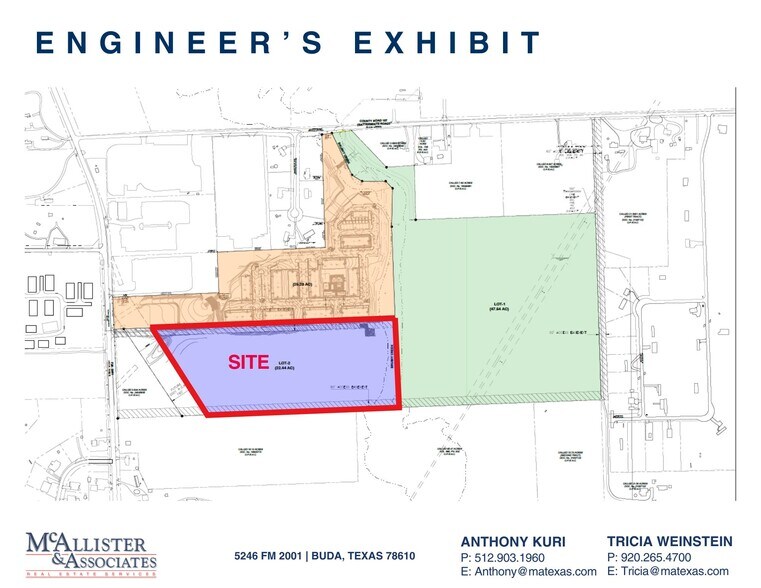 5246 FM 2001, Buda, TX à vendre - Plan de site – Image 3 sur 7