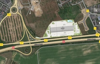 Champagne-sur-Oise, VDO - VUE AÉRIENNE vue de carte