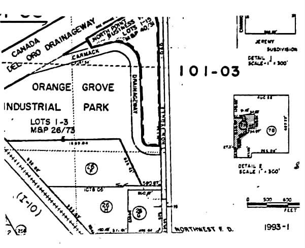 4443 W Ina Rd, Tucson, AZ à louer - Plan cadastral – Image 3 sur 4