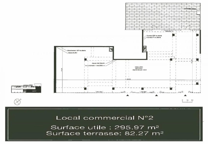Local commercial dans Sathonay-Camp à louer - Plan d’étage – Image 2 sur 2