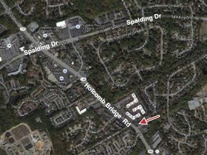 3800 Holcomb Bridge Rd, Peachtree Corners, GA - VUE AÉRIENNE  vue de carte - Image1