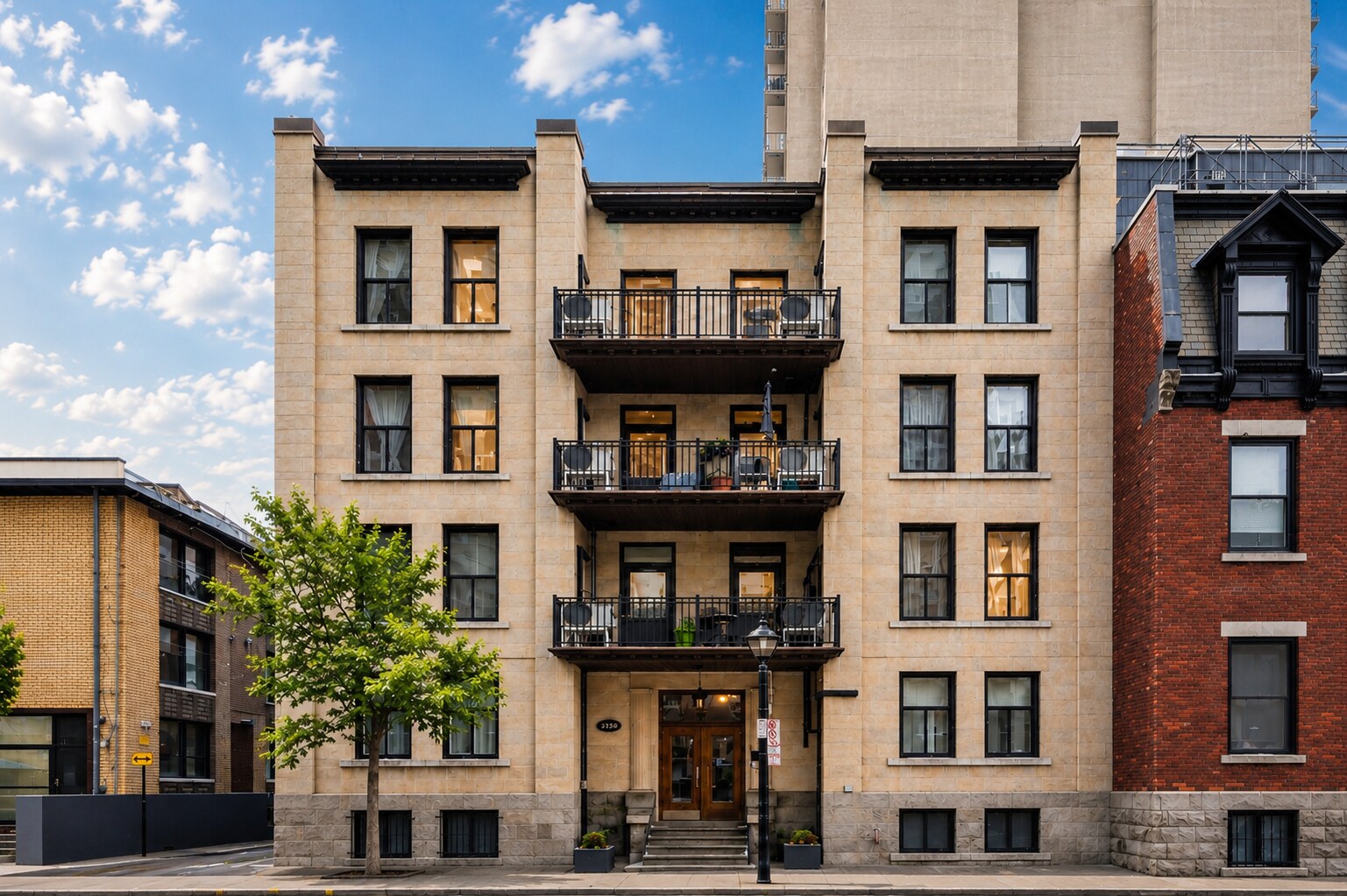 2150 Rue Tupper, Montréal, QC à vendre Photo de l’immeuble– Image 1 sur 9