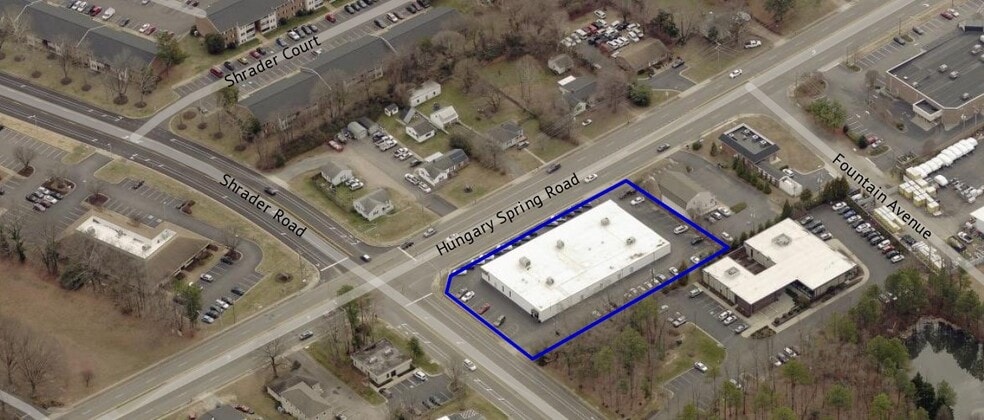 2910-2914 Hungary Spring Rd, Richmond, VA à louer - Aérien – Image 2 sur 4