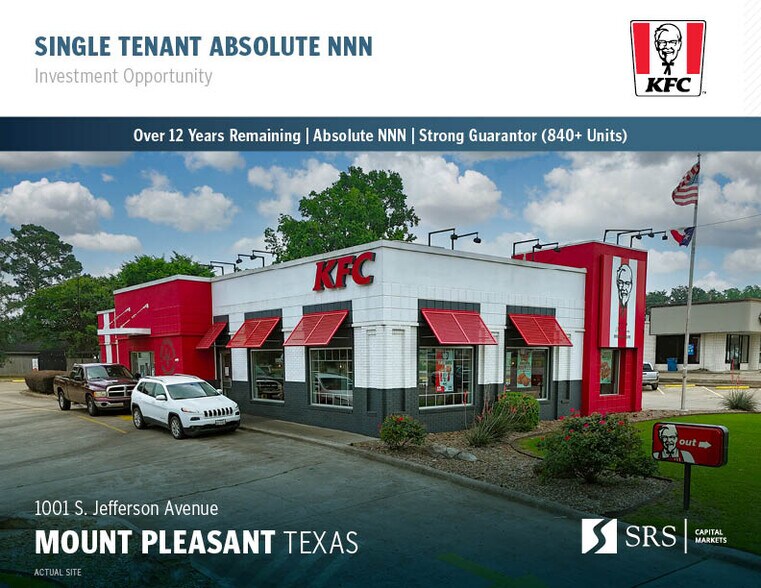 1001 S Jefferson Ave, Mount Pleasant, TX à vendre - Photo principale – Image 1 sur 8