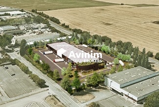 Compans - Vue aérienne  vue de carte