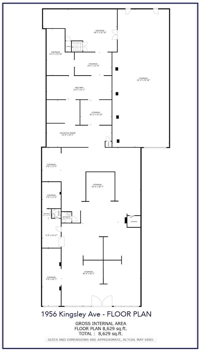 1956 Kingsley Ave, Orange Park, FL à louer Plan d’étage– Image 1 sur 1