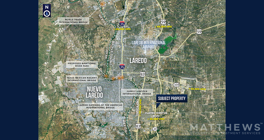 Lomas Del Sur Blvd, Laredo, TX à louer - Photo de l’immeuble – Image 2 sur 3