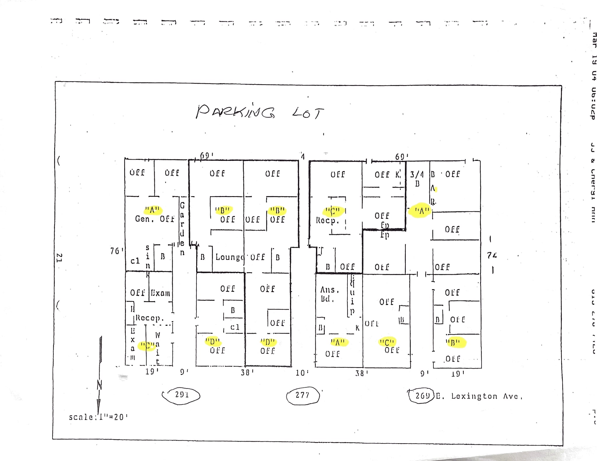 269-291 E Lexington Ave, El Cajon, CA à vendre Plan d’étage– Image 1 sur 1