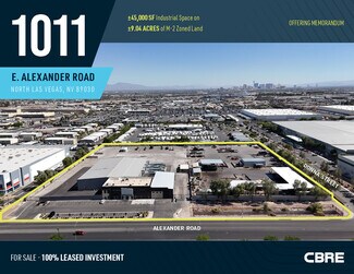 Plus de détails pour 1011 E Alexander Ave, North Las Vegas, NV - Industriel/Logistique à vendre