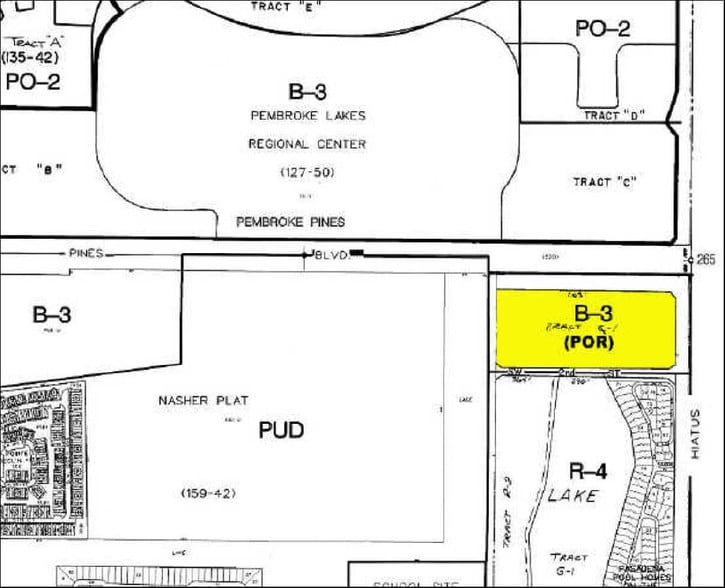 11210-11300 Pines Blvd, Pembroke Pines, FL à louer - Plan cadastral – Image 3 sur 19