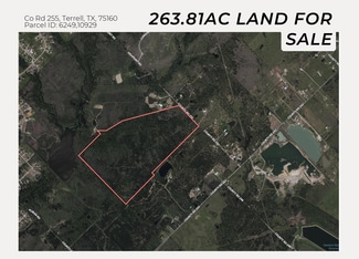 Plus de détails pour County Road 255 Terrell TX 75160, Terrell, TX - Terrain à vendre