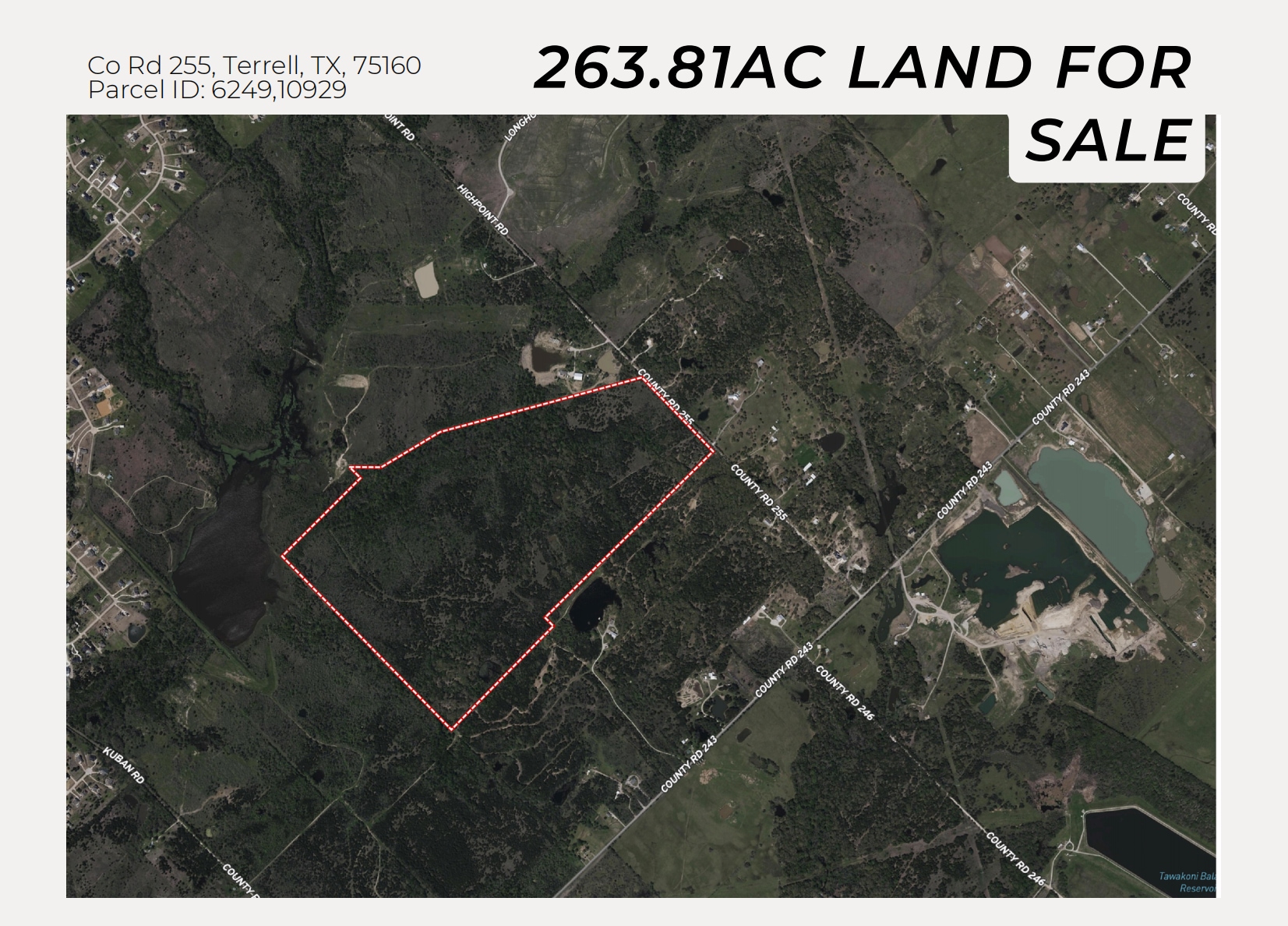 County Road 255 Terrell TX 75160, Terrell, TX à vendre Photo principale– Image 1 sur 8