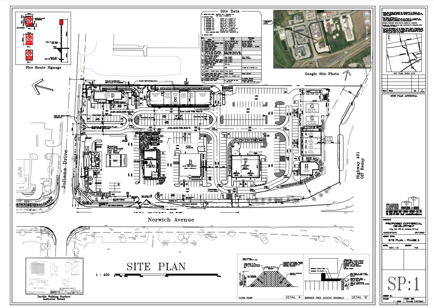 575 Norwich Av, Woodstock, ON à louer Plan de site– Image 1 sur 1