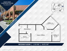 1610 Arden Way, Sacramento, CA à louer Plan d’étage– Image 1 sur 1