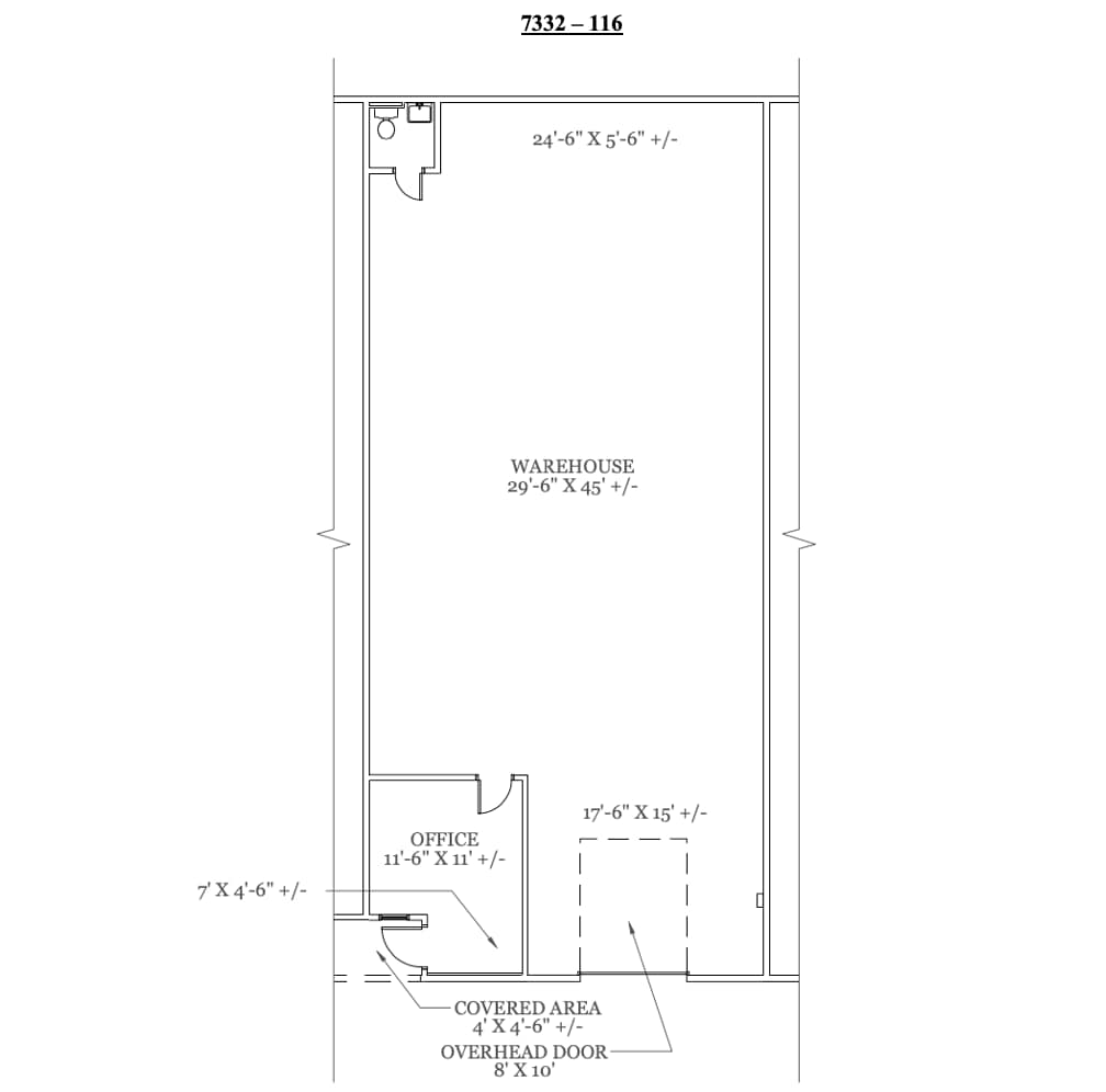 7330 Rampart St, Houston, TX à louer Plan d’étage– Image 1 sur 1