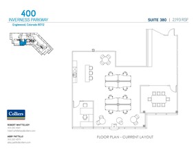 400 Inverness Pky, Englewood, CO à louer Plan d’étage– Image 1 sur 1