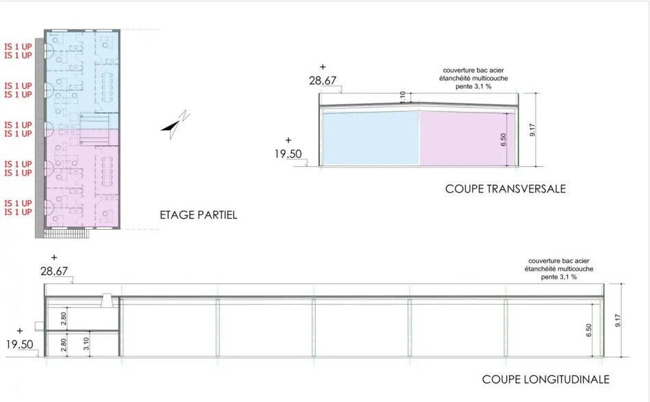 Bureau dans Val-de-Reuil à louer - Plan d’étage – Image 3 sur 4