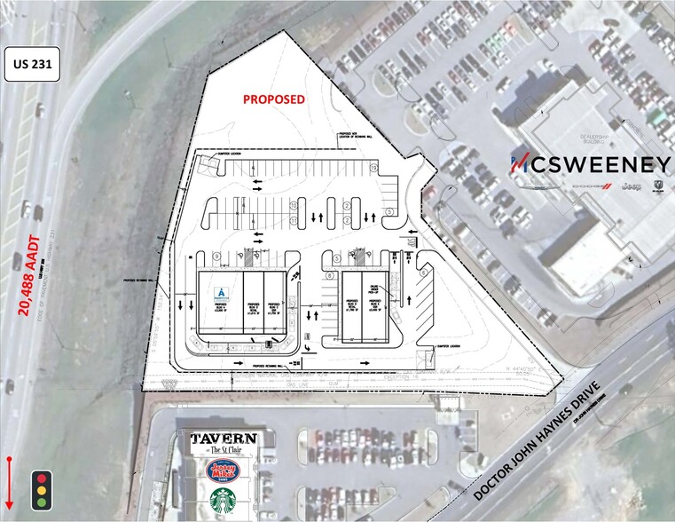 Highway 231 & Interstate 20, Pell City, AL à louer - Plan de site – Image 2 sur 2