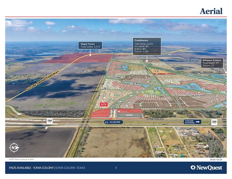 SWC Creekhaven Blvd. & Hwy. 288, Iowa Colony, TX à vendre - Photo de l’immeuble – Image 2 sur 5