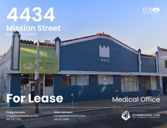 Plus de détails pour 4430-4434 Mission St, San Francisco, CA - Bureau à louer