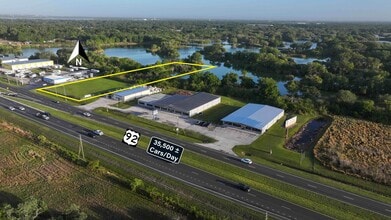 0 US 92 East, Lakeland, FL - Vue aérienne vue de carte - Image1