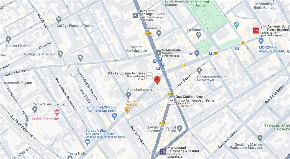 Local commercial dans Asnières-Sur-Seine à louer - Photo de l’immeuble – Image 2 sur 3