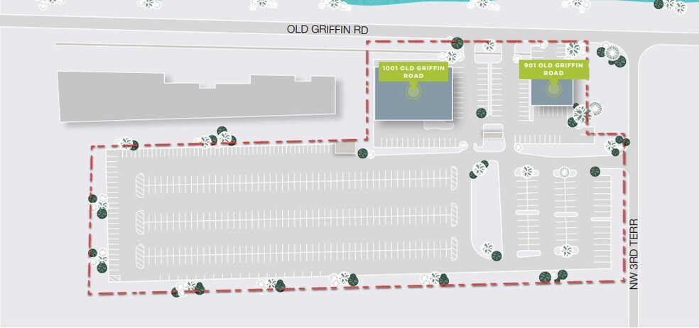 901-1001 Old Griffin Rd, Dania Beach, FL à louer - Photo de l’immeuble – Image 2 sur 20