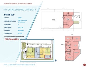 751 W Lake Mead Pky, Henderson, NV à louer Plan d’étage– Image 1 sur 1