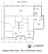 1801 W White Oak Ter, Conroe, TX à louer Plan d’étage– Image 2 sur 3