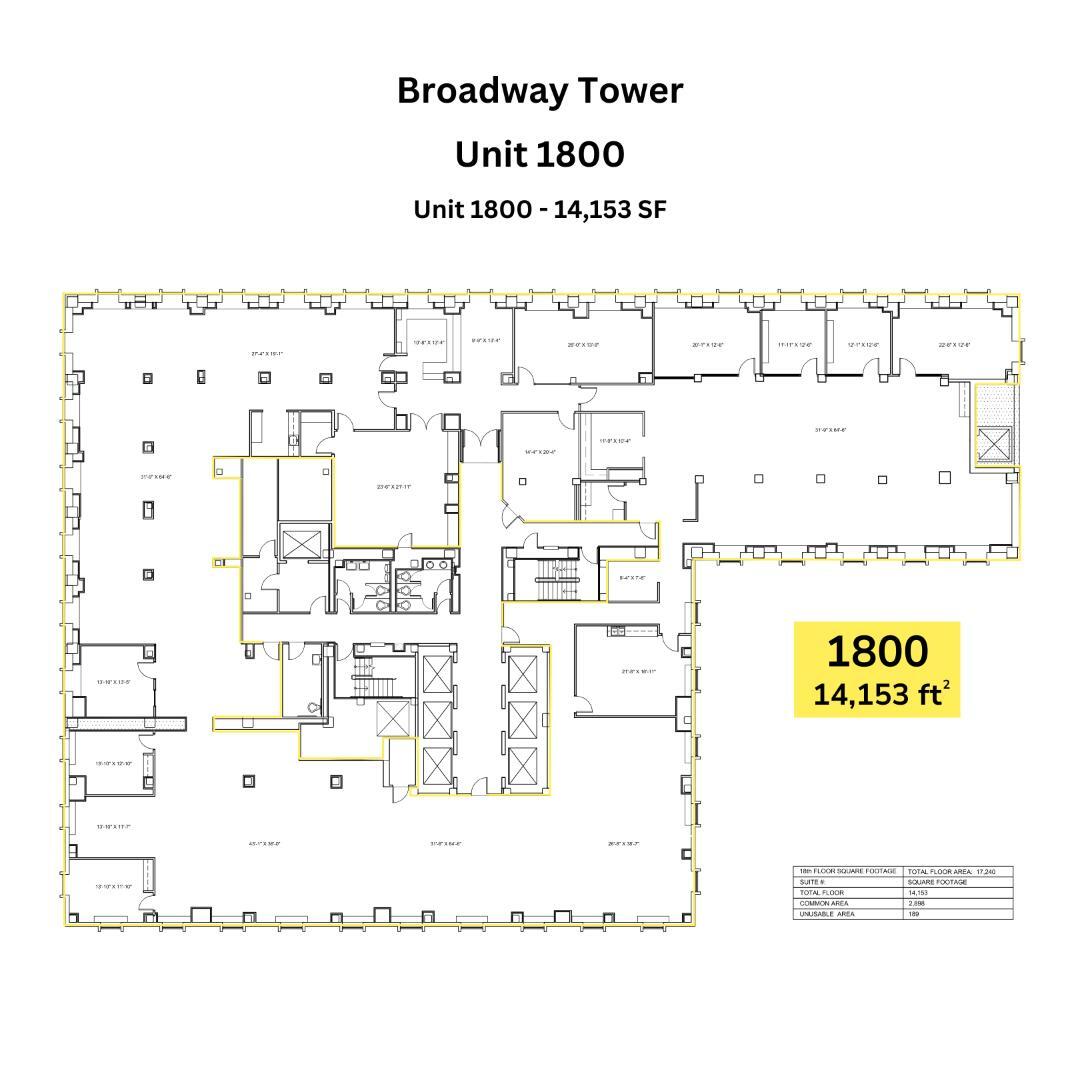 615 N Upper Broadway St, Corpus Christi, TX à louer Plan d’étage– Image 1 sur 2