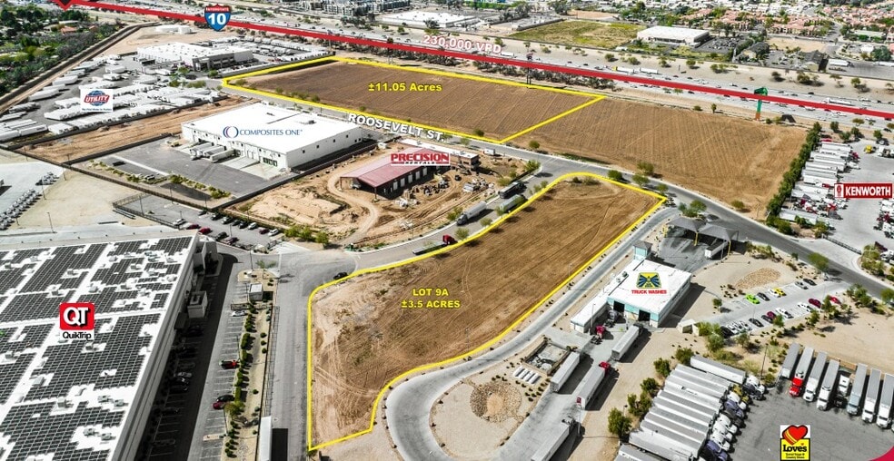 SW 1-10 & 83rd Ave, Tolleson, AZ à vendre - Aérien – Image 3 sur 3
