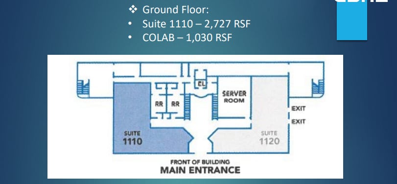 1000 Technology Dr, Fairmont, WV à louer Plan d’étage– Image 1 sur 1