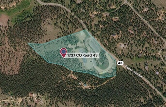 1737 County Road 43, Bailey, CO - Vue aérienne vue de carte