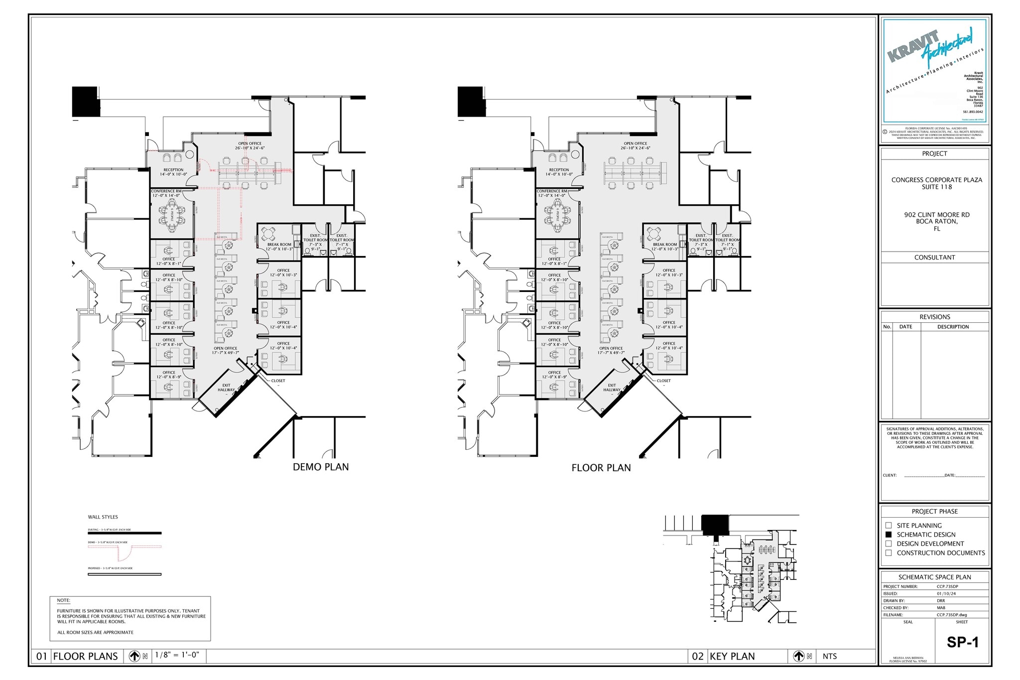 902 Clint Moore Rd, Boca Raton, FL à louer Plan d’étage– Image 1 sur 1