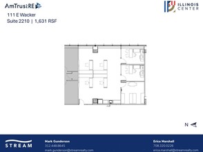 111 E Wacker Dr, Chicago, IL à louer Plan d’étage– Image 1 sur 1