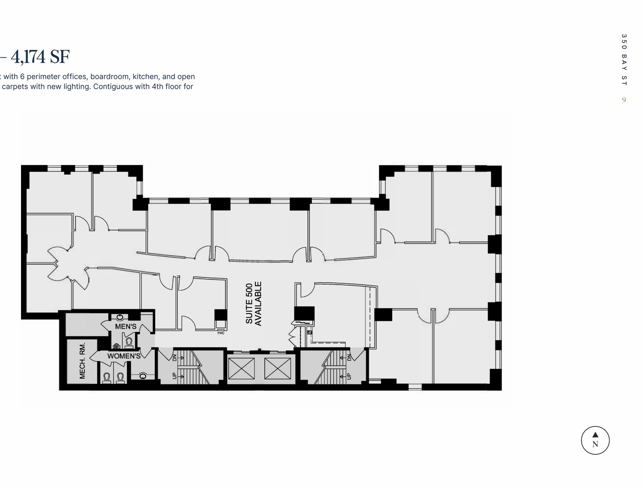 350 Bay St, Toronto, ON à louer Plan d’étage– Image 1 sur 1