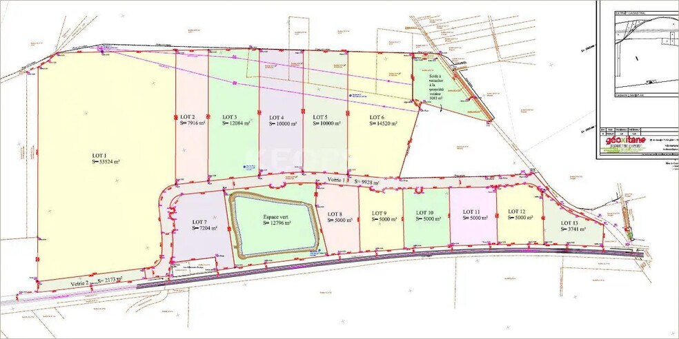 Boulevard Du Grand Castaing, Muret à vendre - Plan de site – Image 3 sur 3