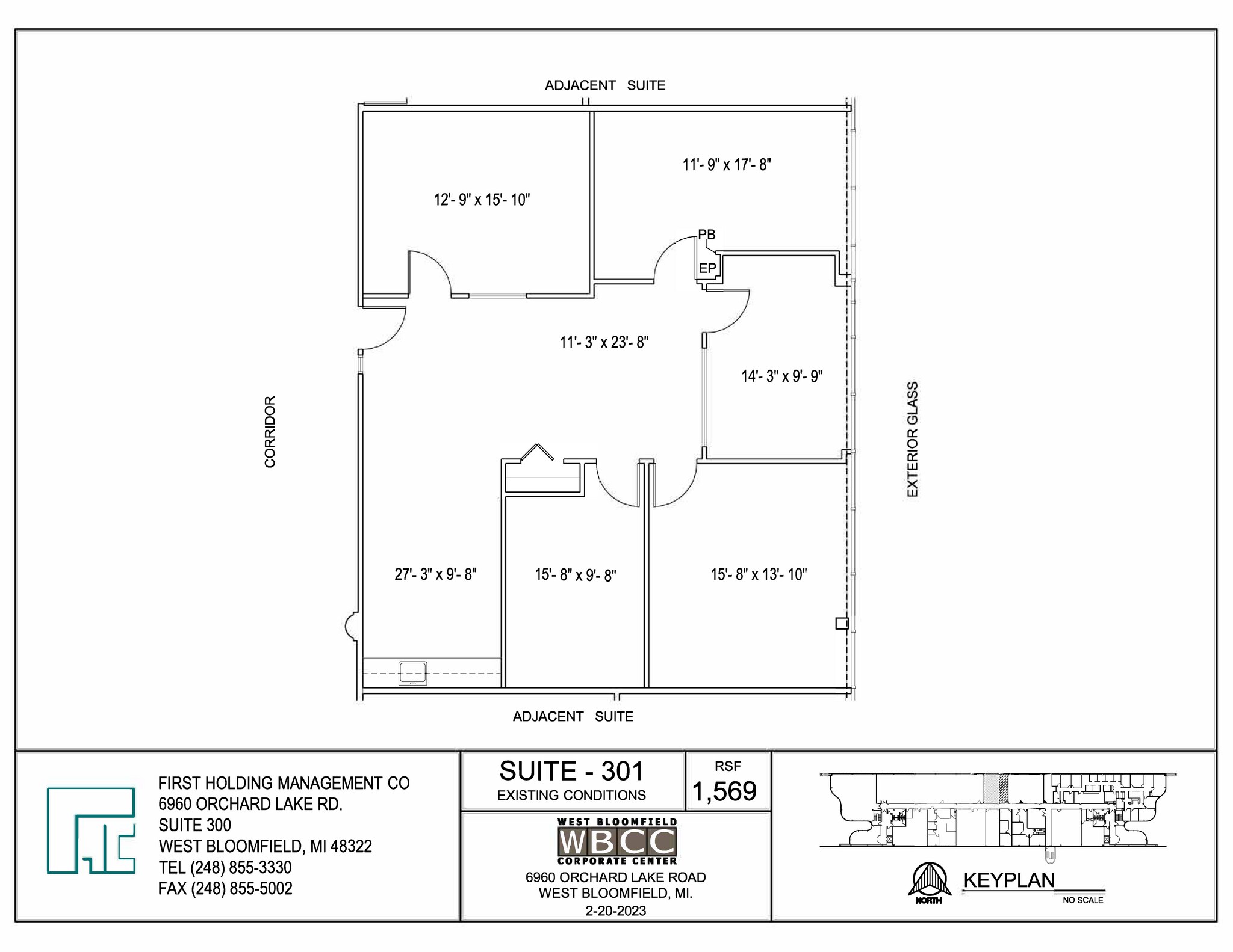 6960 Orchard Lake Rd, West Bloomfield, MI à louer Plan d’étage– Image 1 sur 2