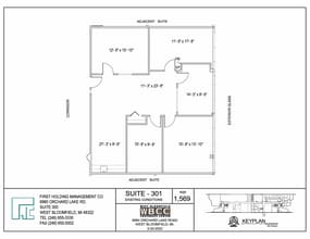 6960 Orchard Lake Rd, West Bloomfield, MI à louer Plan d’étage– Image 1 sur 2