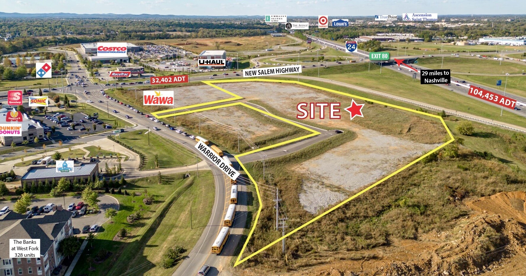 Warrior Drive, Murfreesboro, TN à vendre Photo principale– Image 1 sur 2