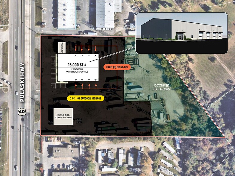 11411 Pulaski Hwy, White Marsh, MD à louer - Photo de l’immeuble – Image 2 sur 4