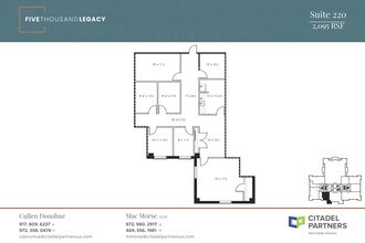 5000 Legacy Dr, Plano, TX à louer Plan d’étage– Image 1 sur 1