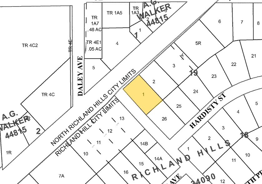 7100 Blvd 26, Richland Hills, TX à vendre - Plan cadastral – Image 2 sur 13