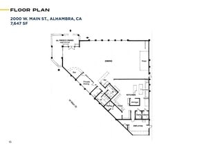 2000 W Main St, Alhambra, CA à louer Plan d’étage– Image 1 sur 14