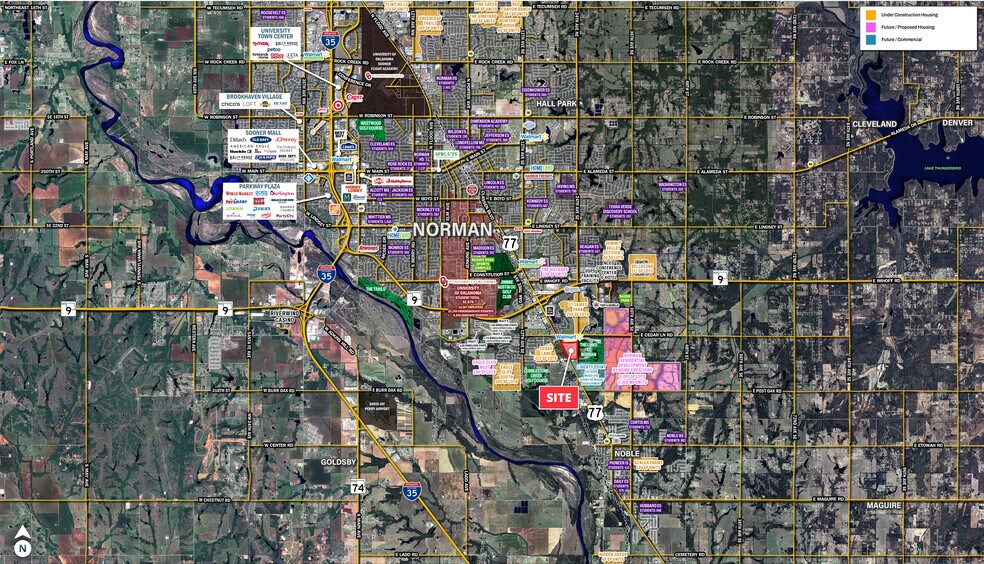 3921 Classen Blvd, Norman, OK à louer - Aérien – Image 2 sur 3