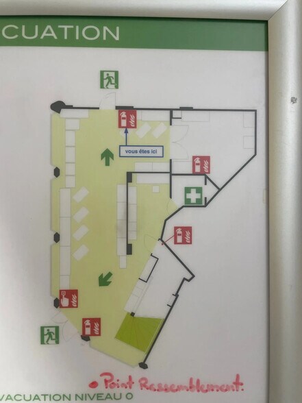 Local commercial dans Paris à louer - Plan d’étage – Image 2 sur 2