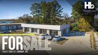 Plus de détails pour 1422 E Oak St, Conway, AR - Local d’activités à vendre